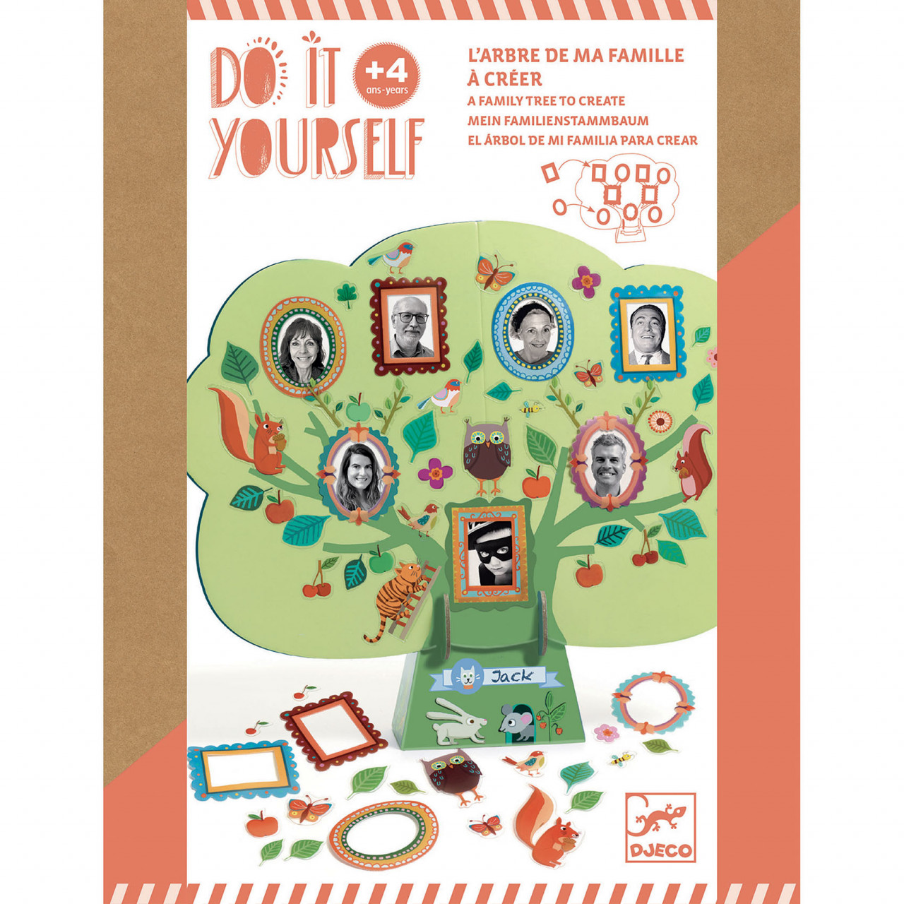 Set diy djeco, arborele genealogic