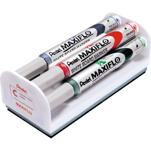 Set Maxiflo pentru tabla format din 4 marker asortate + bure