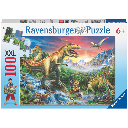 PUZZLE EPOCA DINOZAURILOR, 100 PIESE