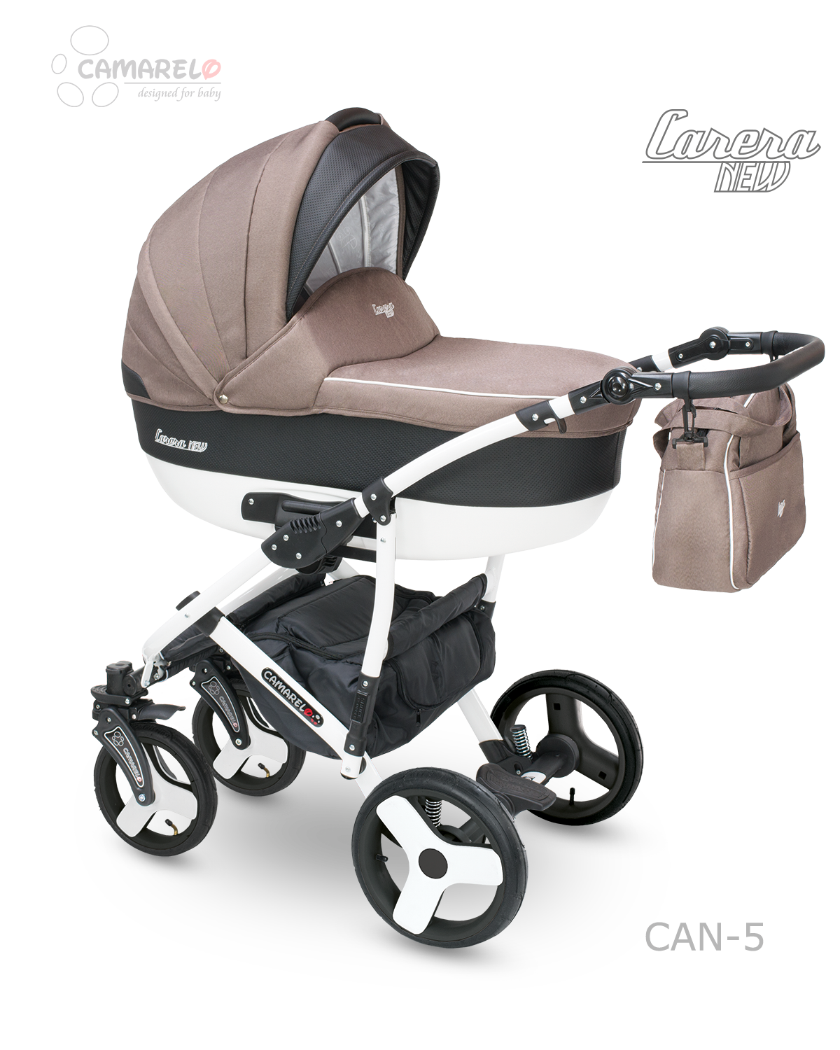 Carucior copii 2 in 1 Carera New CAMARELO COLOR CAN-5