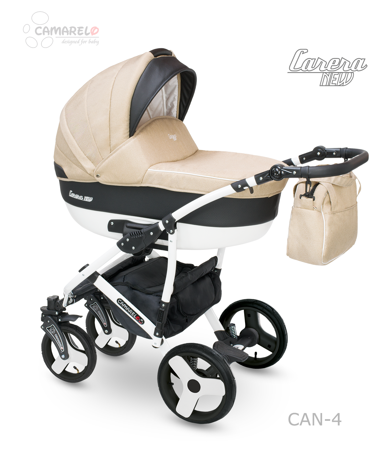 Carucior copii 2 in 1 Carera New CAMARELO COLOR CAN-4