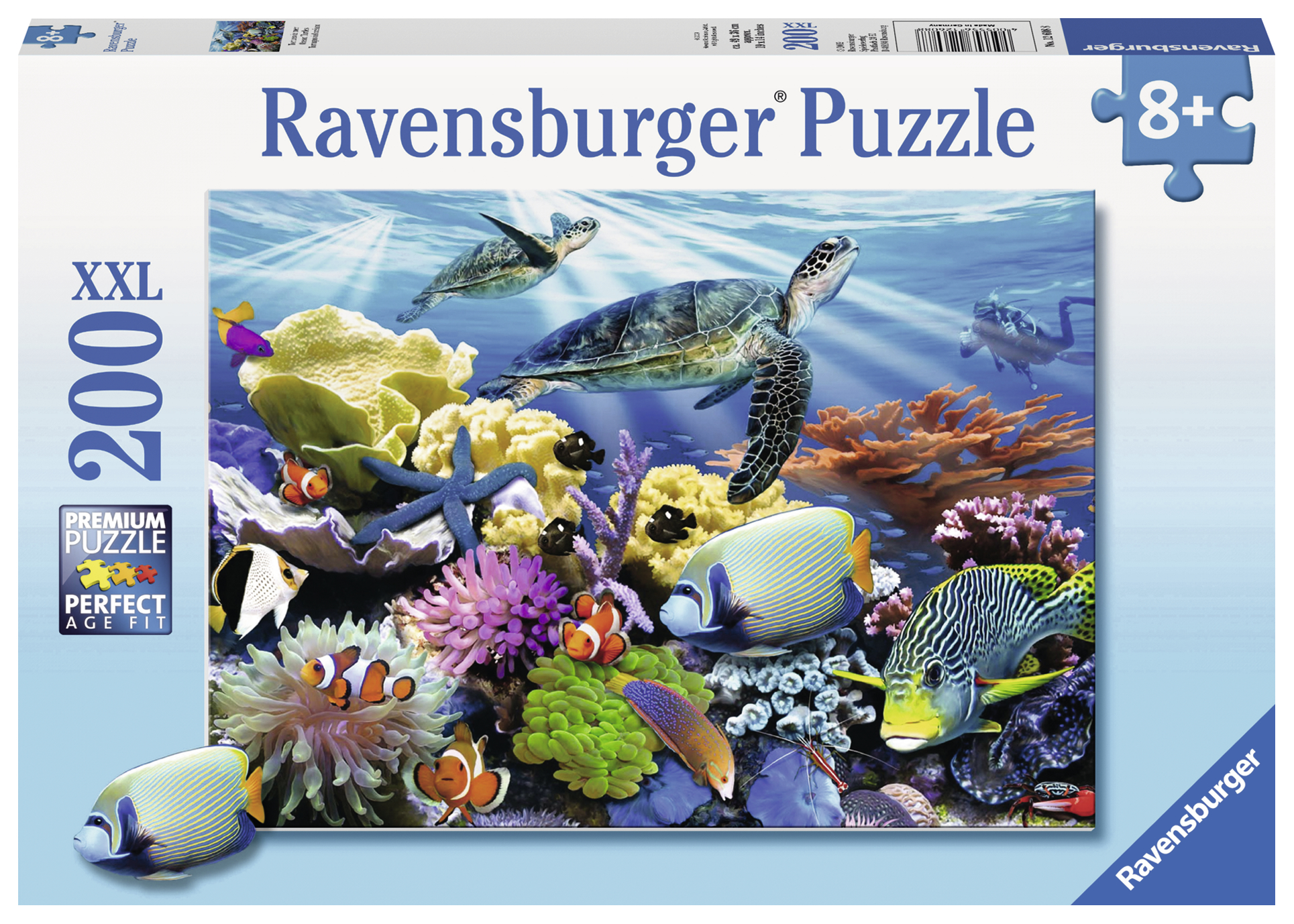 Puzzle Testoase de ocean, 200 piese