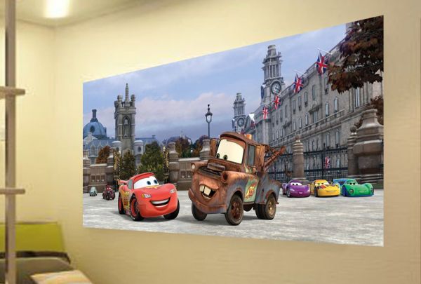 Fototapet Disney Cars in Londra - 90 x 202 cm