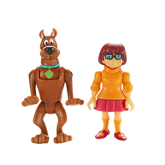 Set 2 figurine 7 cm Scooby Doo si Velma