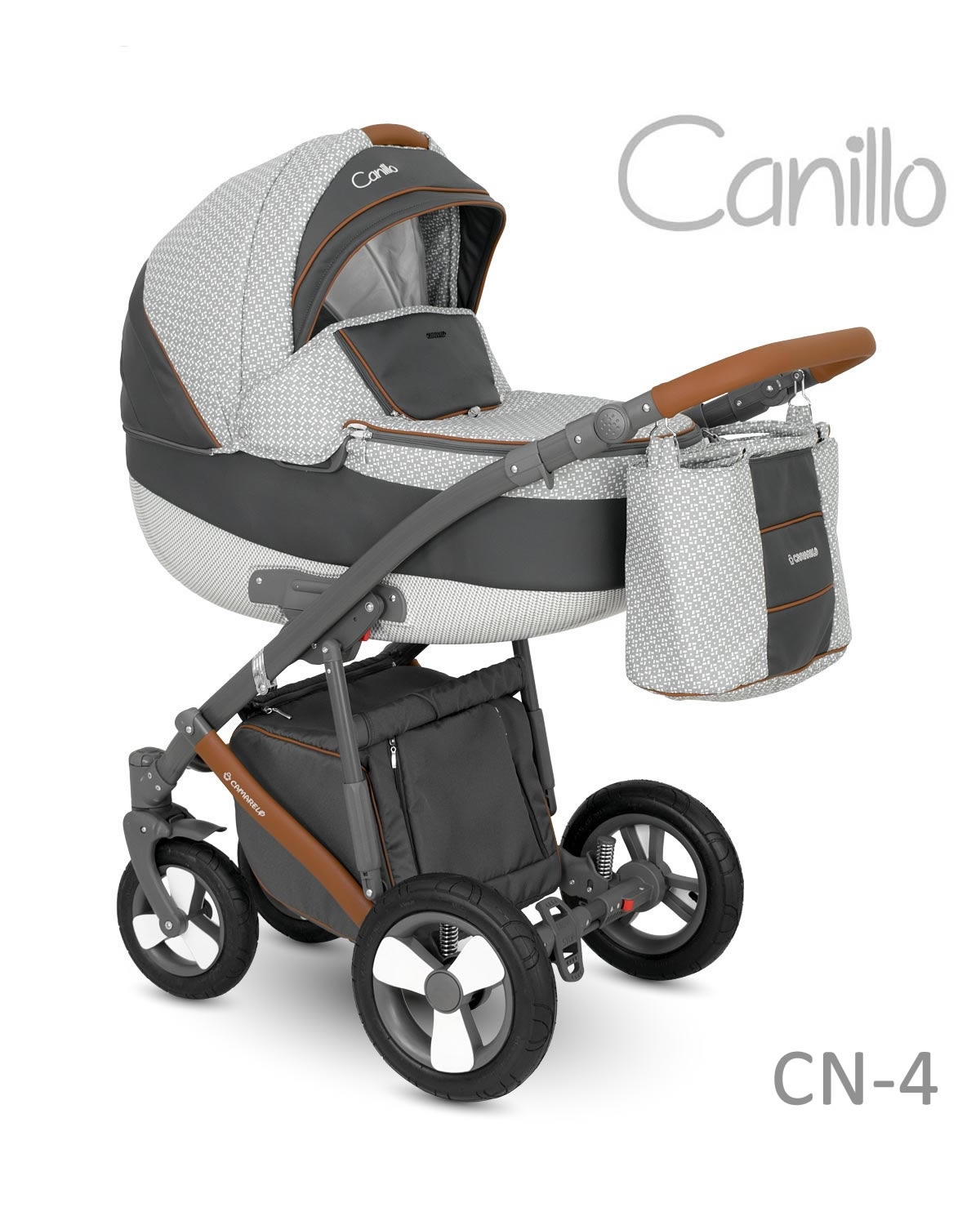 Carucior copii 2 in 1 CANILLO 2017 CAMARELO COLOR CN-4