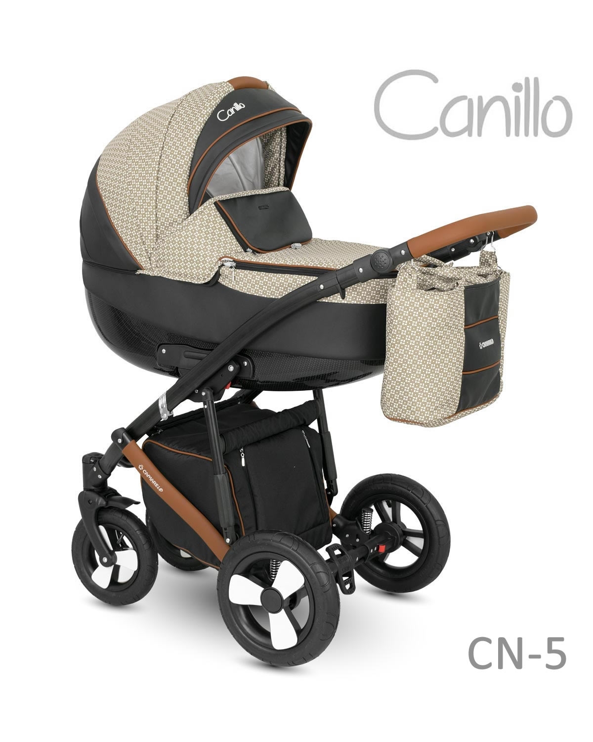 Carucior copii 2 in 1 CANILLO 2017 CAMARELO COLOR CN-5