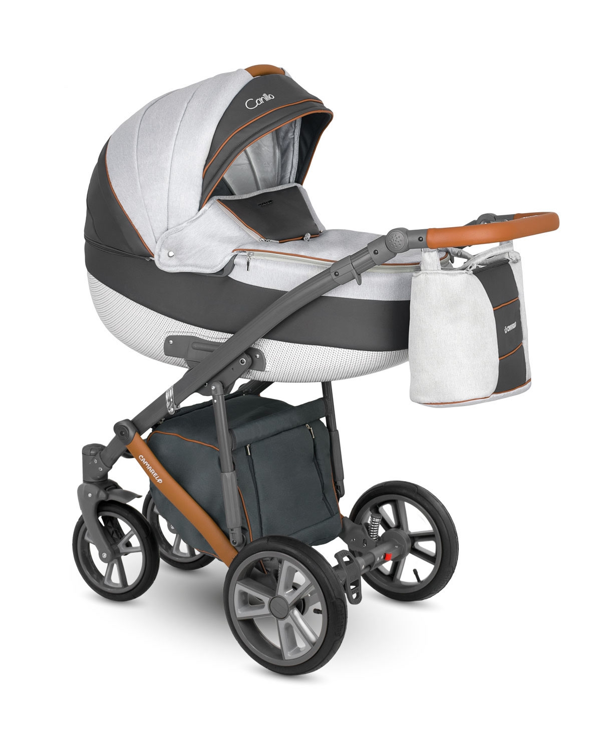 Carucior copii 3 in 1 CANILLO 2017 CAMARELO COLOR CN-7