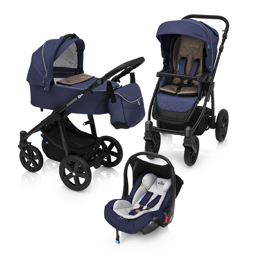 Baby Design Lupo Comfort 03 Navy 2018 - Carucior Multifunctional 3 in 1