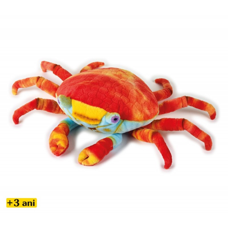 Jucarie din plus National Geographic Crab rosu 44 cm