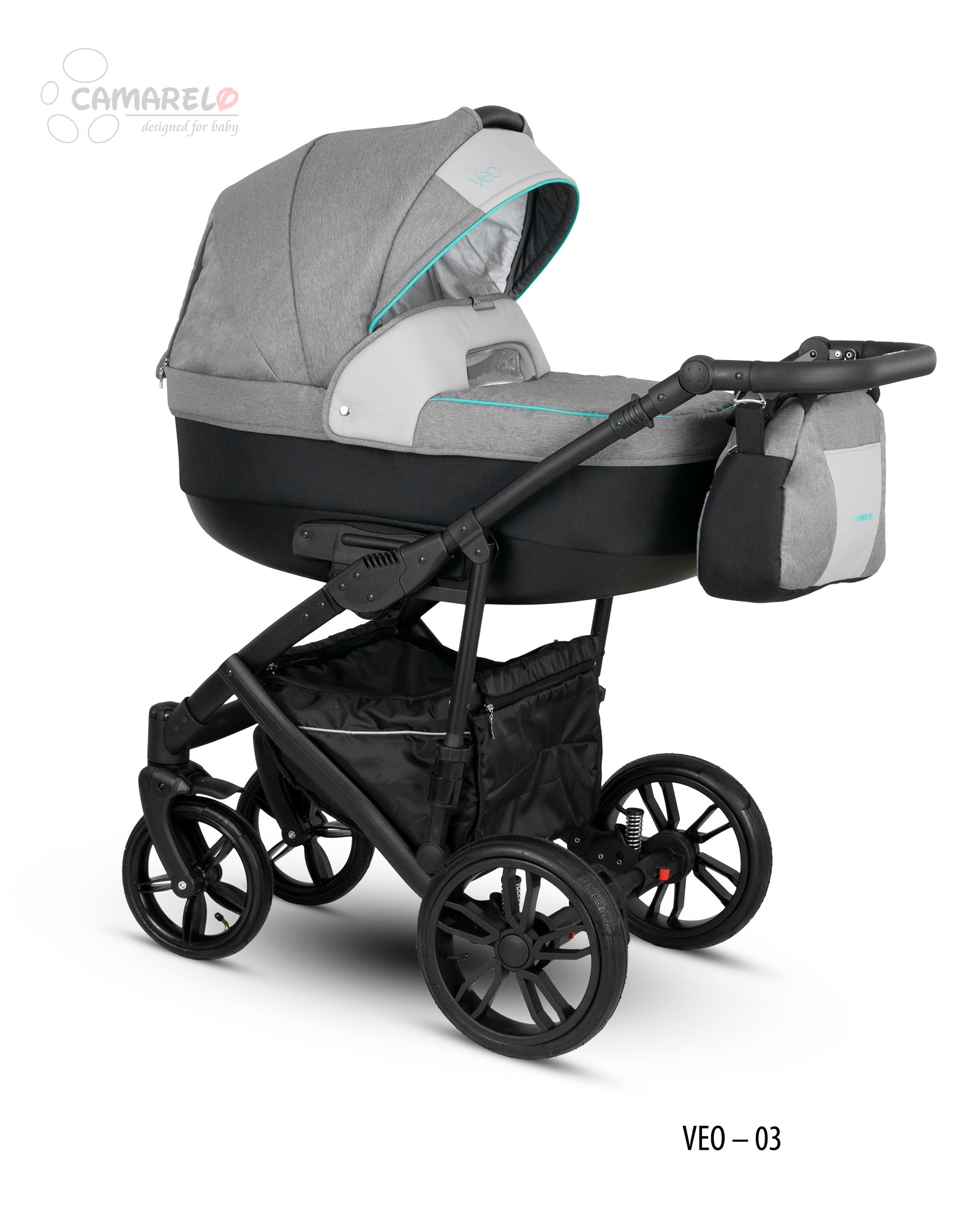 Carucior copii 3 in 1 Veo Camarelo color 3