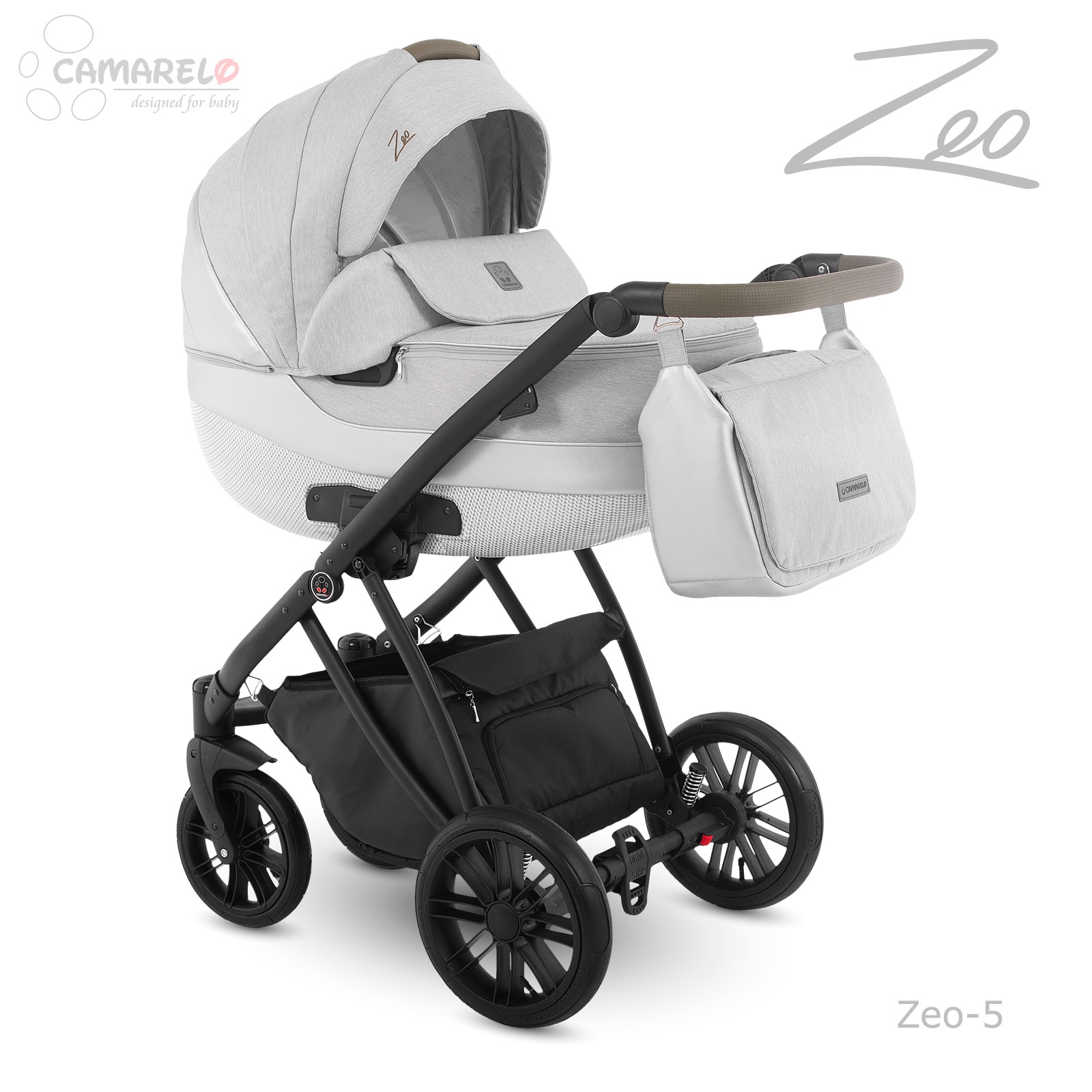 Carucior copii 3 in 1 Zeo Camarelo color 5