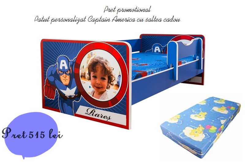 Promo pat personalizat Captain America