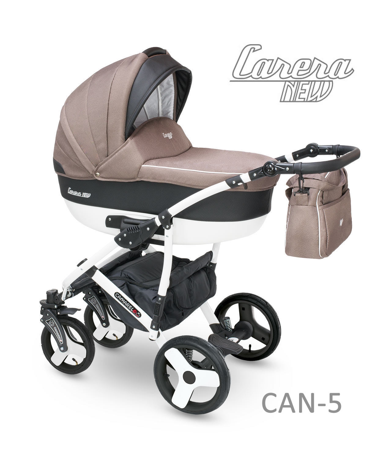 Carucior copii 2 in 1 Carera New Camarelo Can-5