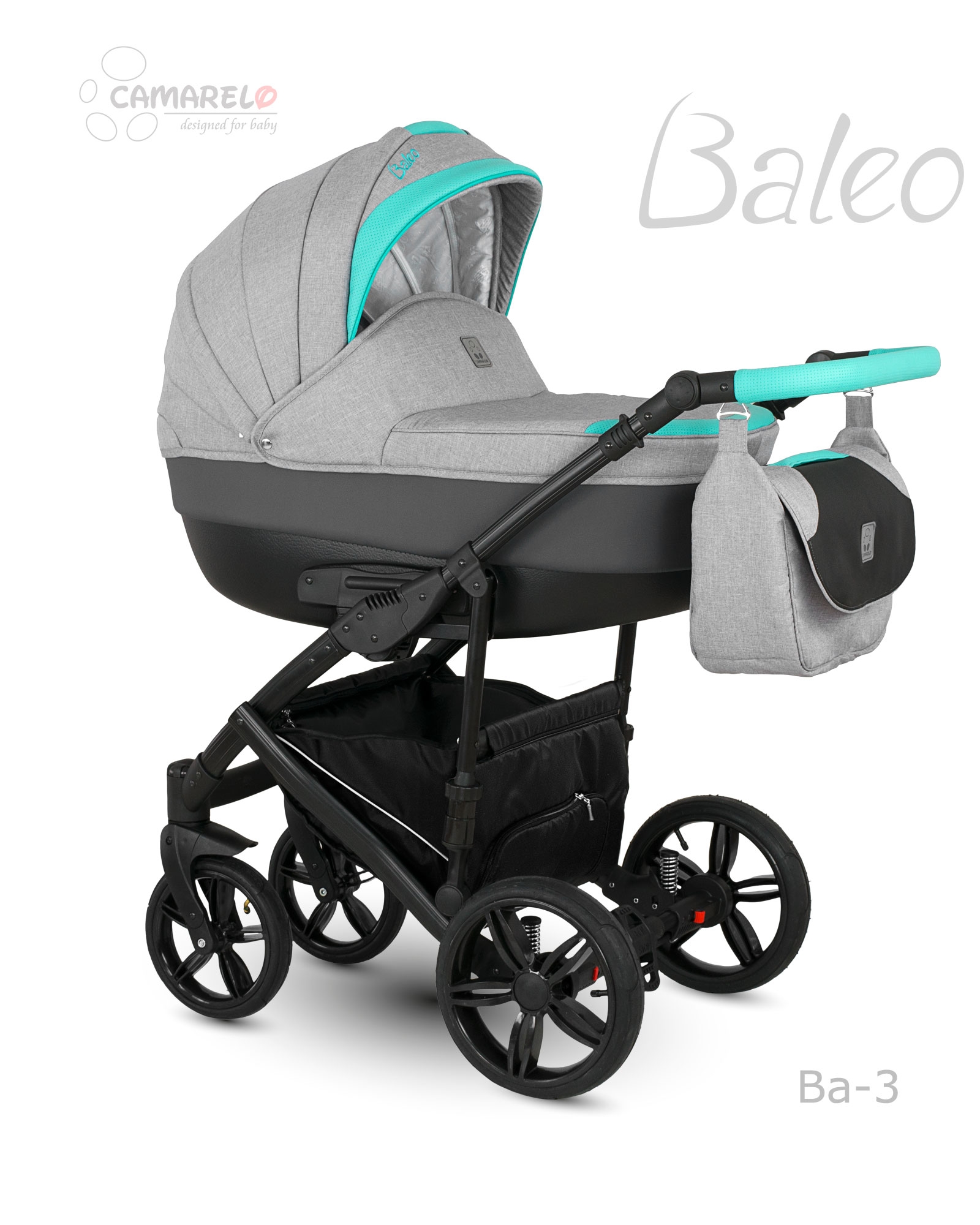 Carucior copii 2 in 1 Baleo 2019 Camarelo Ba-3