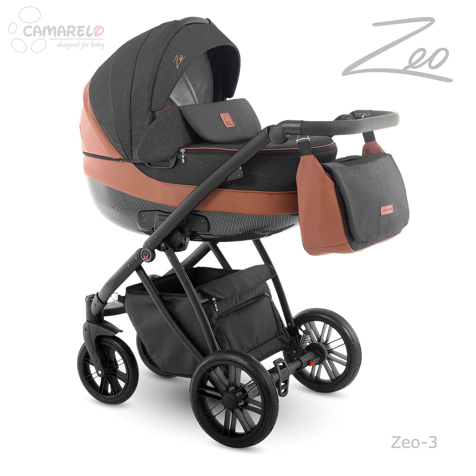 Carucior copii 3 in 1 Zeo Camarelo zeo-3