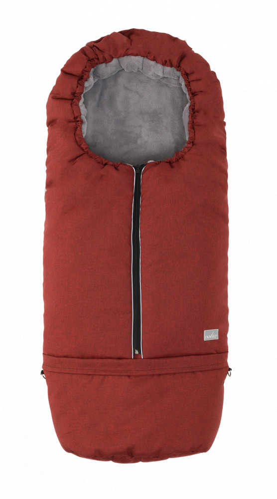 Nuvita Carry On sac de iarna 2 in 1 80/105 cm Melange Dark Red / Gray - 9845