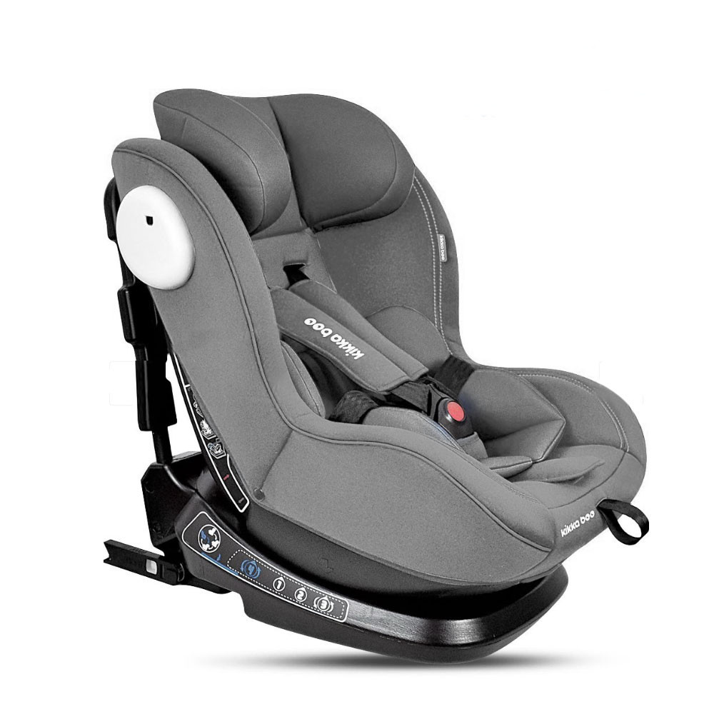 Scaun auto rotativ cu isofix 0-25 kg Twister Gray