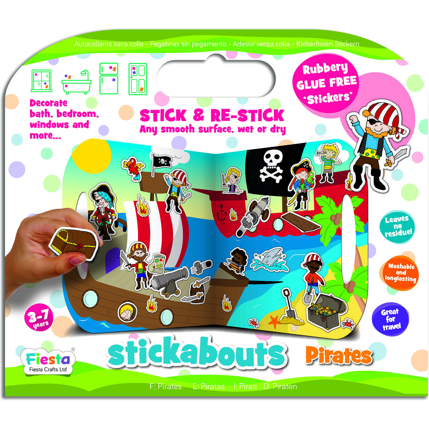 Stickere Pirati Stickabouts Fiesta Crafts FCT-2823