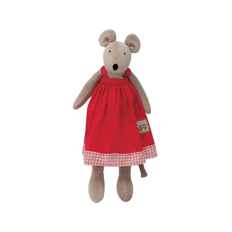 Jucarie plus bebe soricica Nini mare, 0 ani+, Moulin Roty