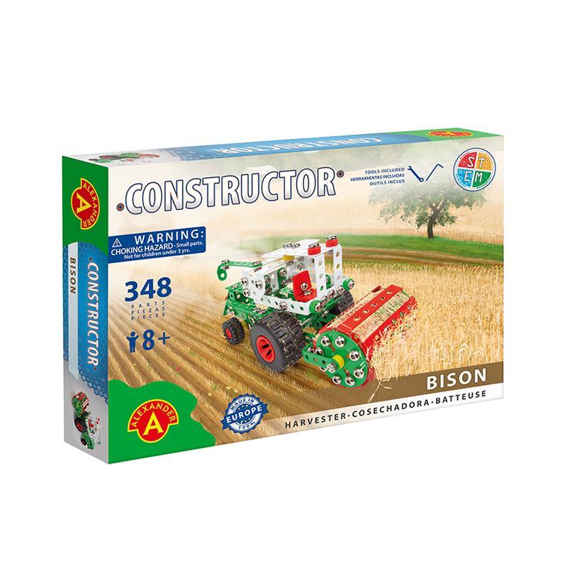 Set constructie 348 piese metalice Constructor Grizzly Combina, Alexander