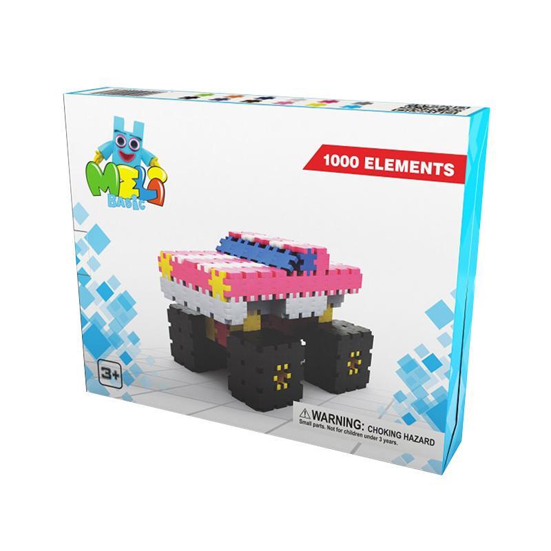 Set de constructie creativa Basic 1000 piese, Meli