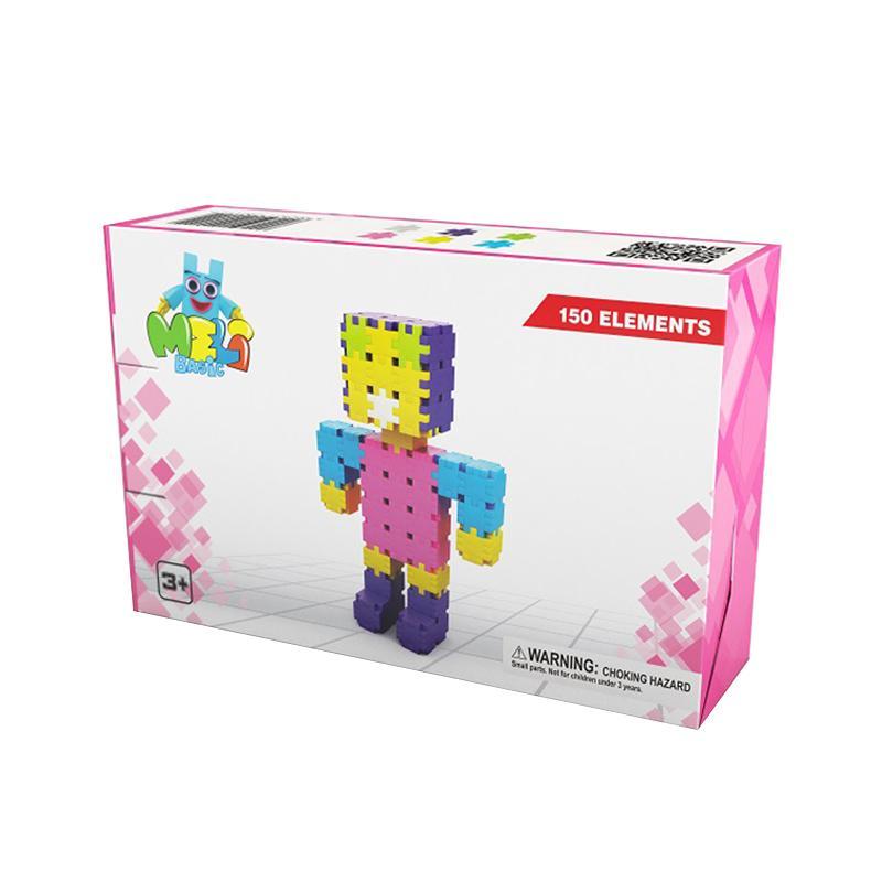 Set de constructie creativa Basic Girls 150 piese, Meli