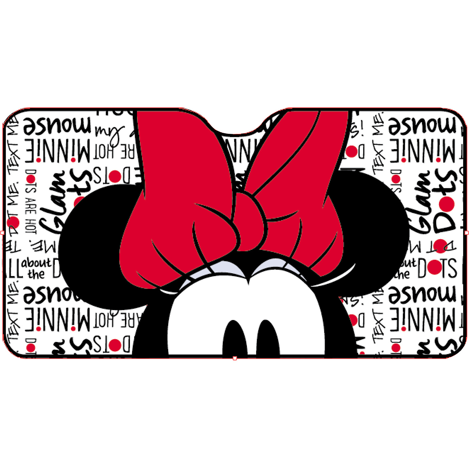 Parasolar pentru parbriz Minnie Retro 130x70 cm Disney CZ10255