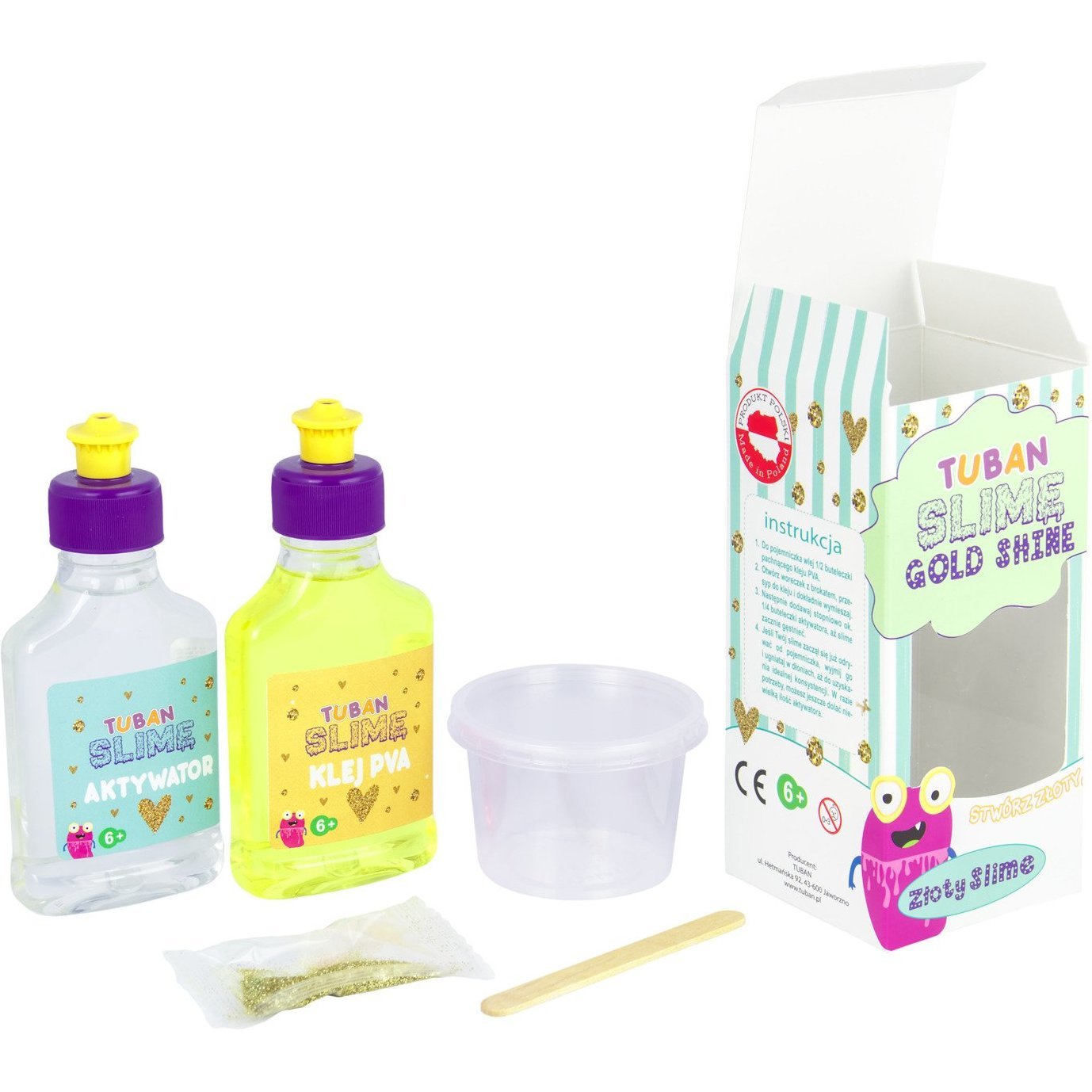 Slime Set DIY – Stralucire Aurie Tuban TU3143