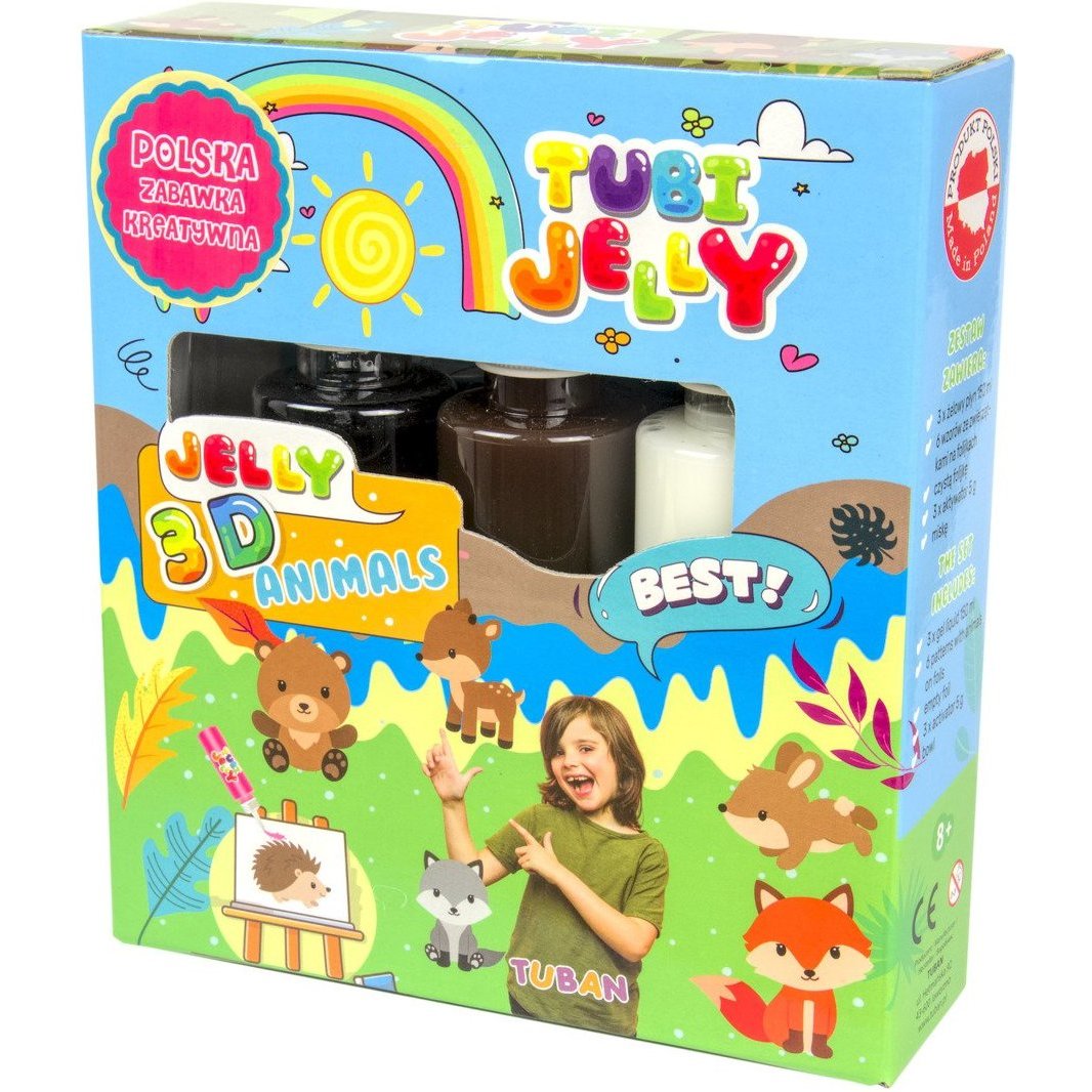 Set Tubi Jelly cu 3 culori - Animale Tuban TU3320