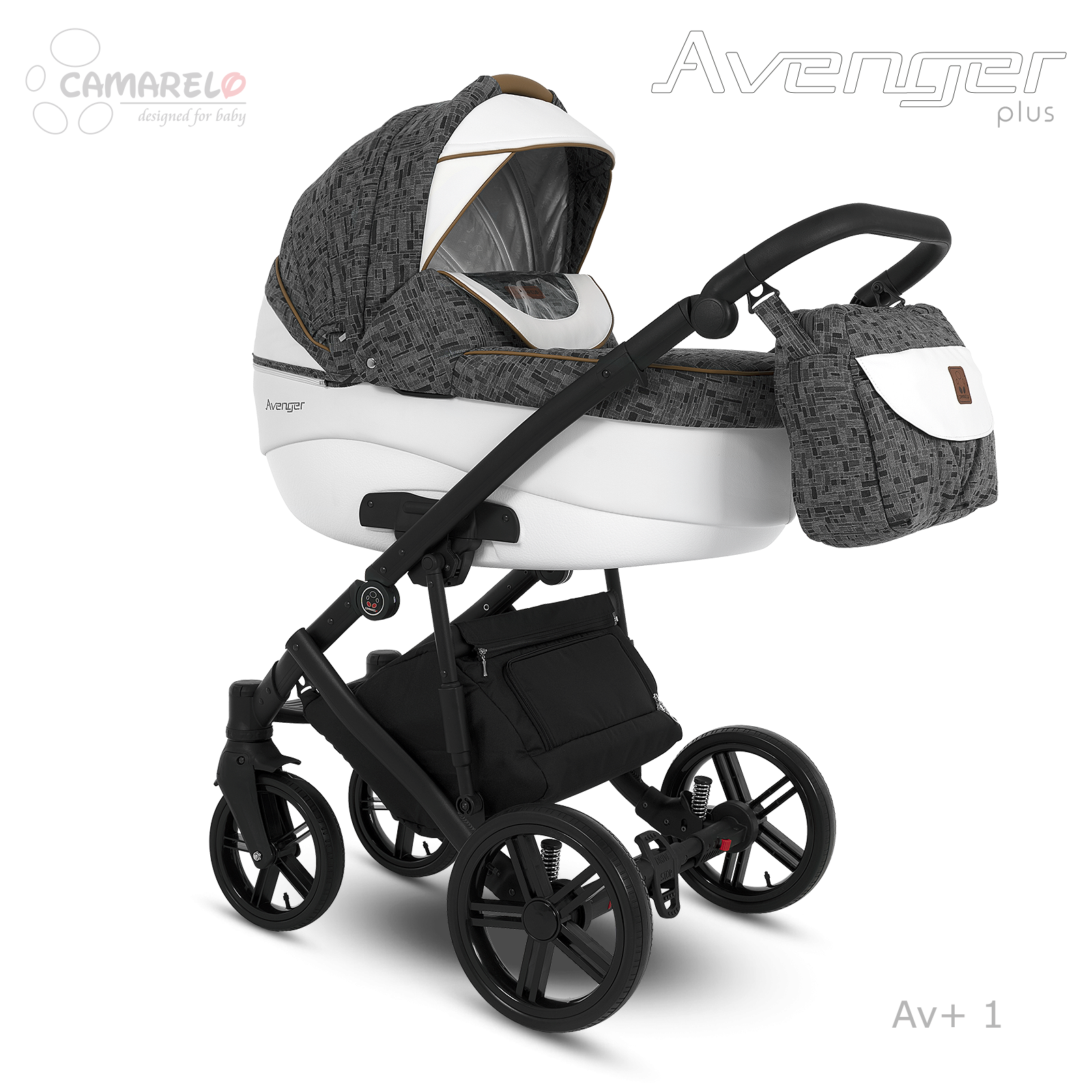 Carucior copii 2 in 1 Avenger Plus AV+1 Camarelo