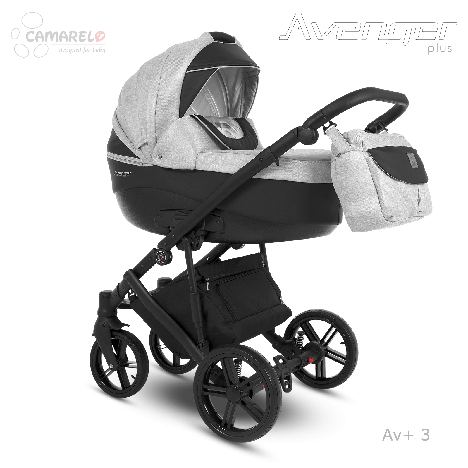 Carucior copii 2 in 1 Avenger Plus AV+3 Camarelo