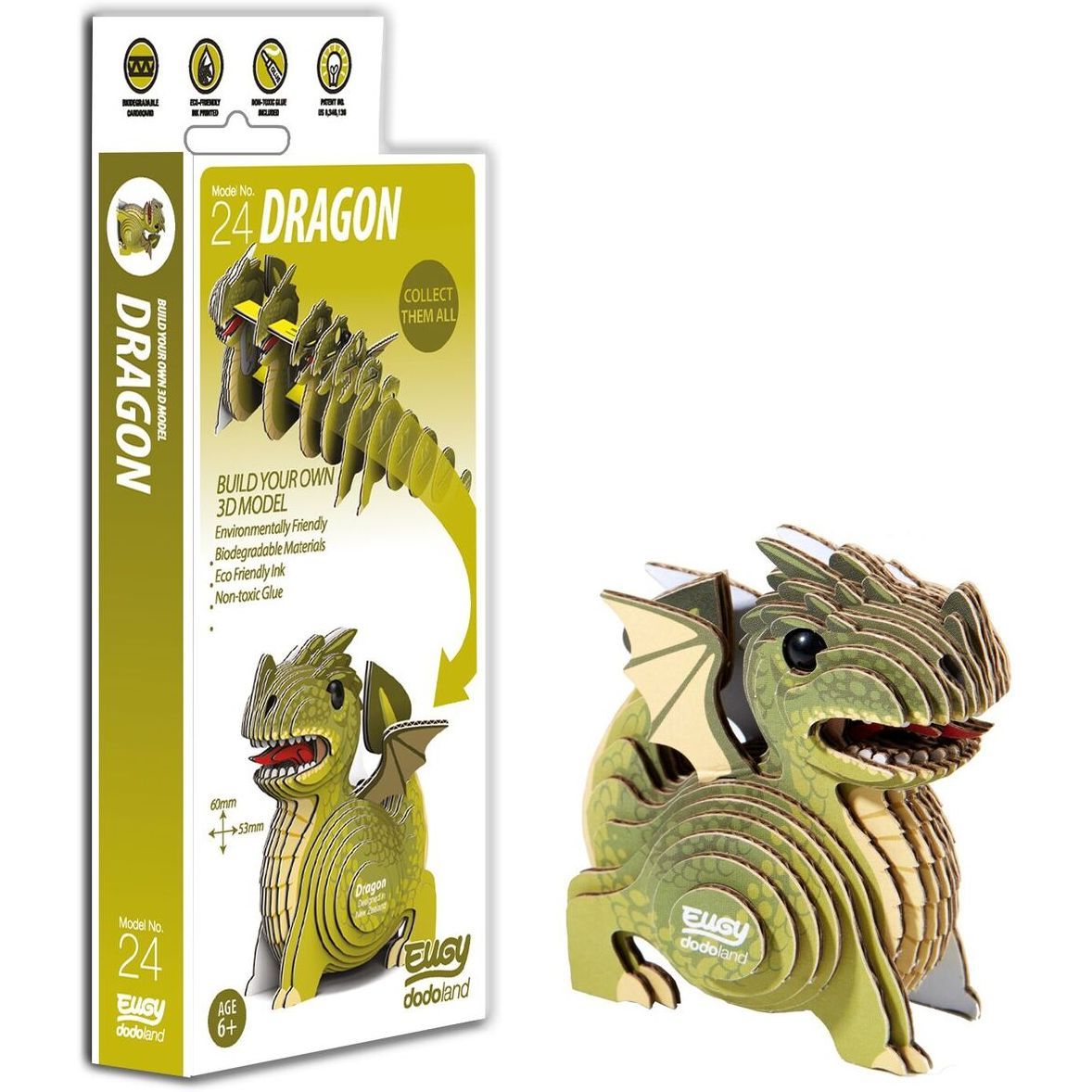 DIY Animale 3D Eugy Dragon Brainstorm Toys D5007