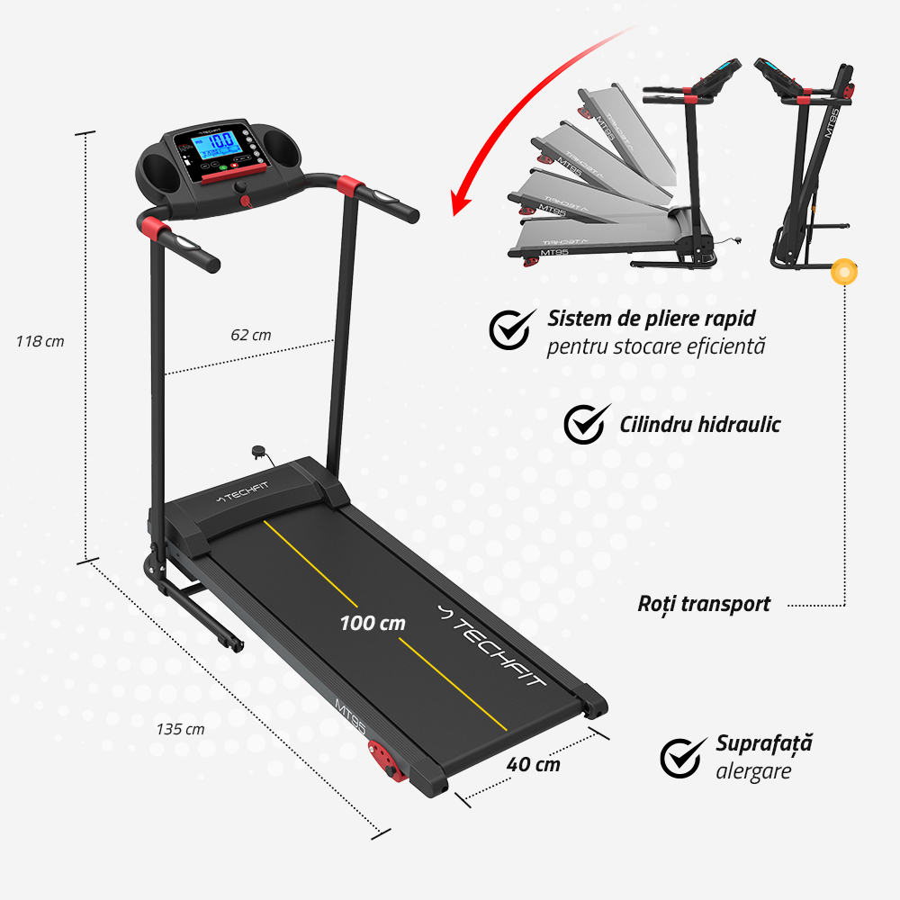 Banda de alergare techfit mt95n