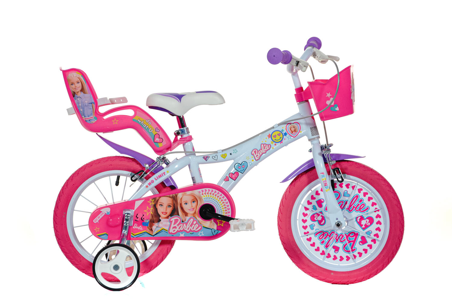 Bicicleta copii 14\' - Barbie la plimbare