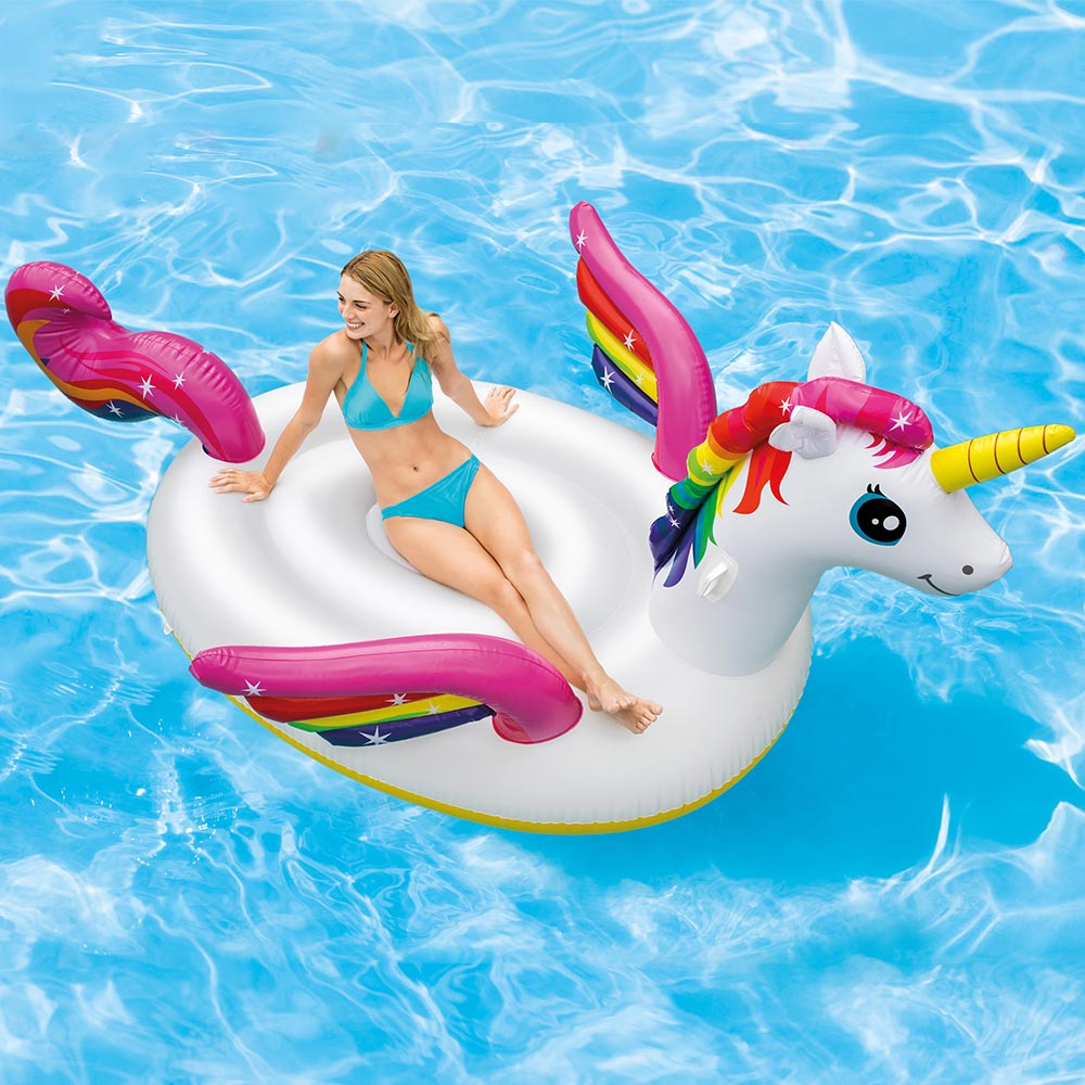 Insula piscina intex mega unicorn island 57281eu