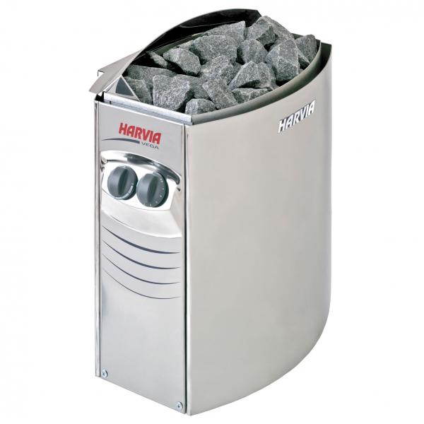 Soba sauna harvia vega bc45 inox, 4,5kw, comanda incorporata