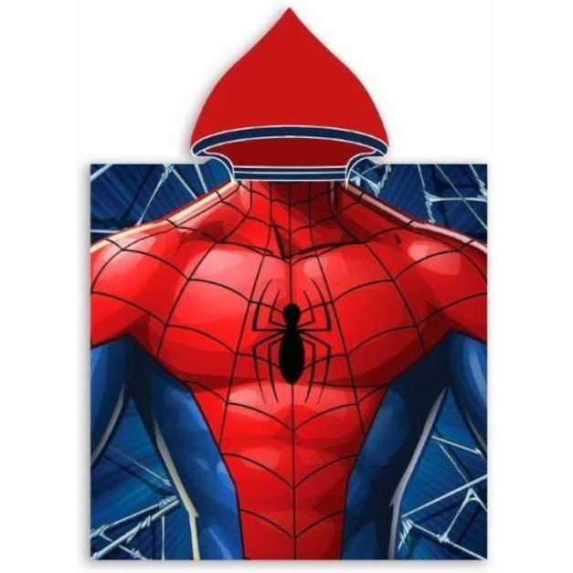 Poncho cu gluga Spiderman 50x100 cm SunCity FRA588244