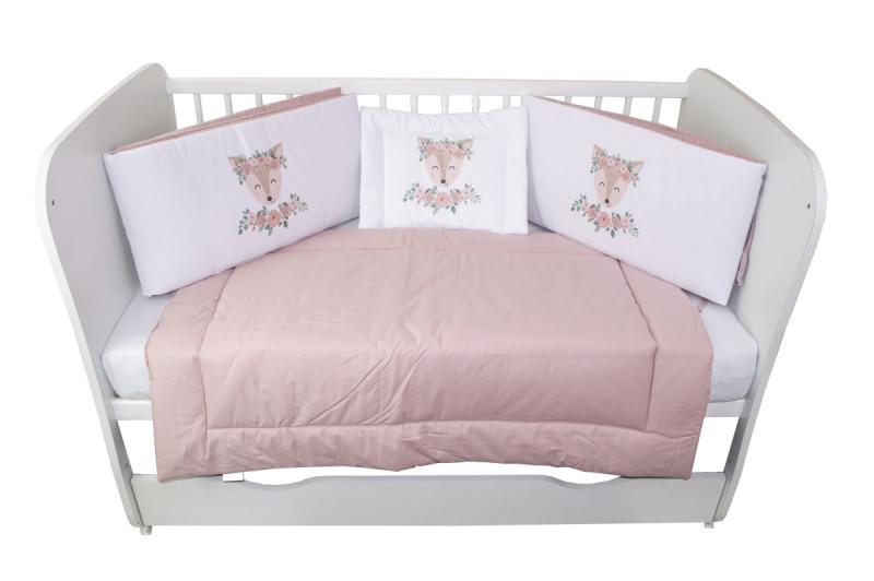 Lenjerie MyKids 4+1 Piese Rose N001 120x60