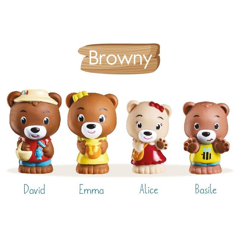 Set figurine - Familia de ursuleti Browny