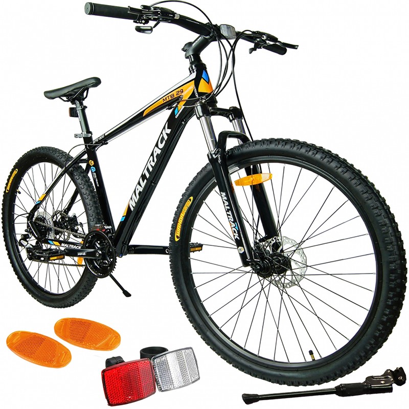 Bicicleta mountain bike, big boss, cadru aluminiu, roata 29 inch, latime 2.1\'\', 24 viteze shimano, frane pe disc, maltrack