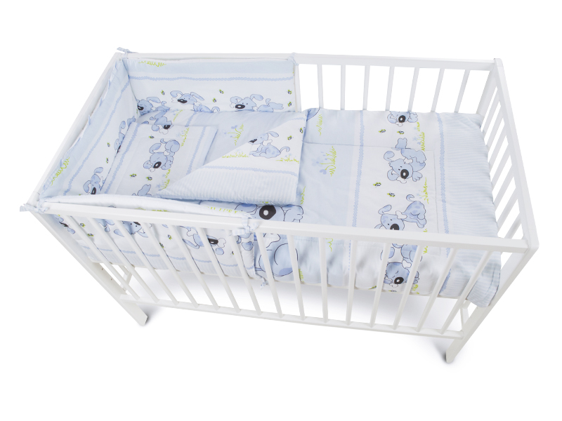 Lenjerie Mykids Catelus Albastru 4 Piese 120x60