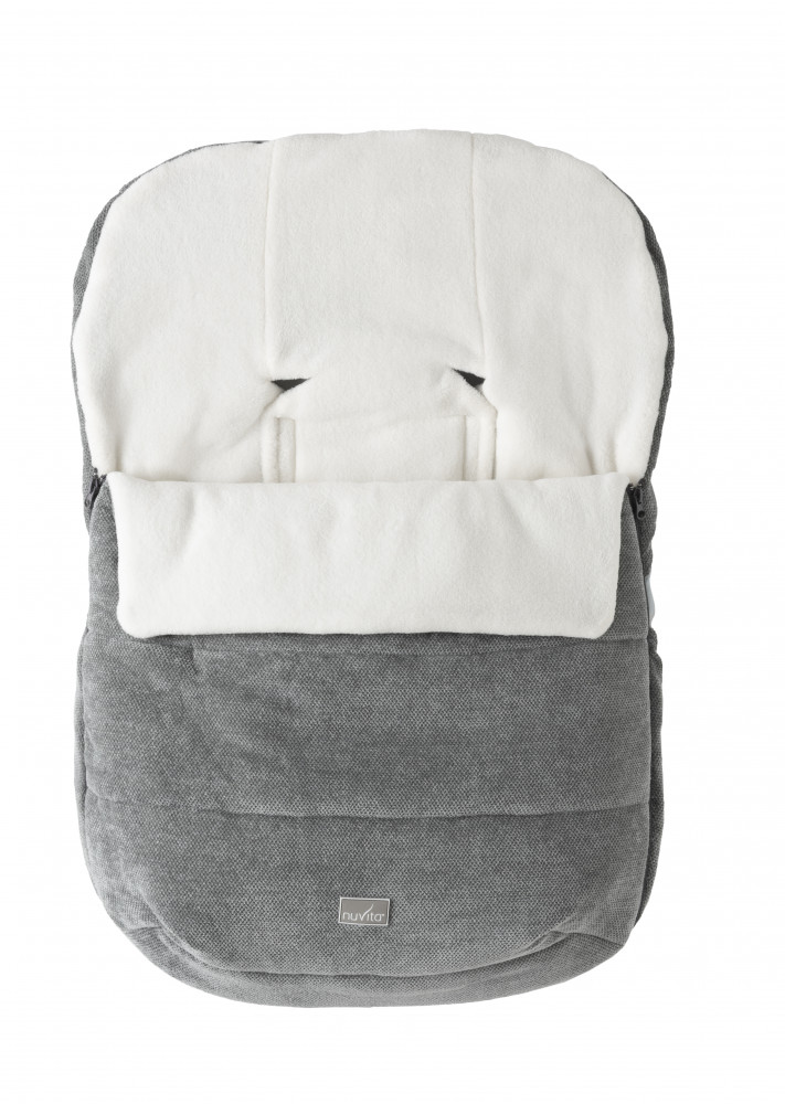 Nuvita Ovetto Buggy sac de iarna 80cm pentru scoica - Gray Velvet - 9245