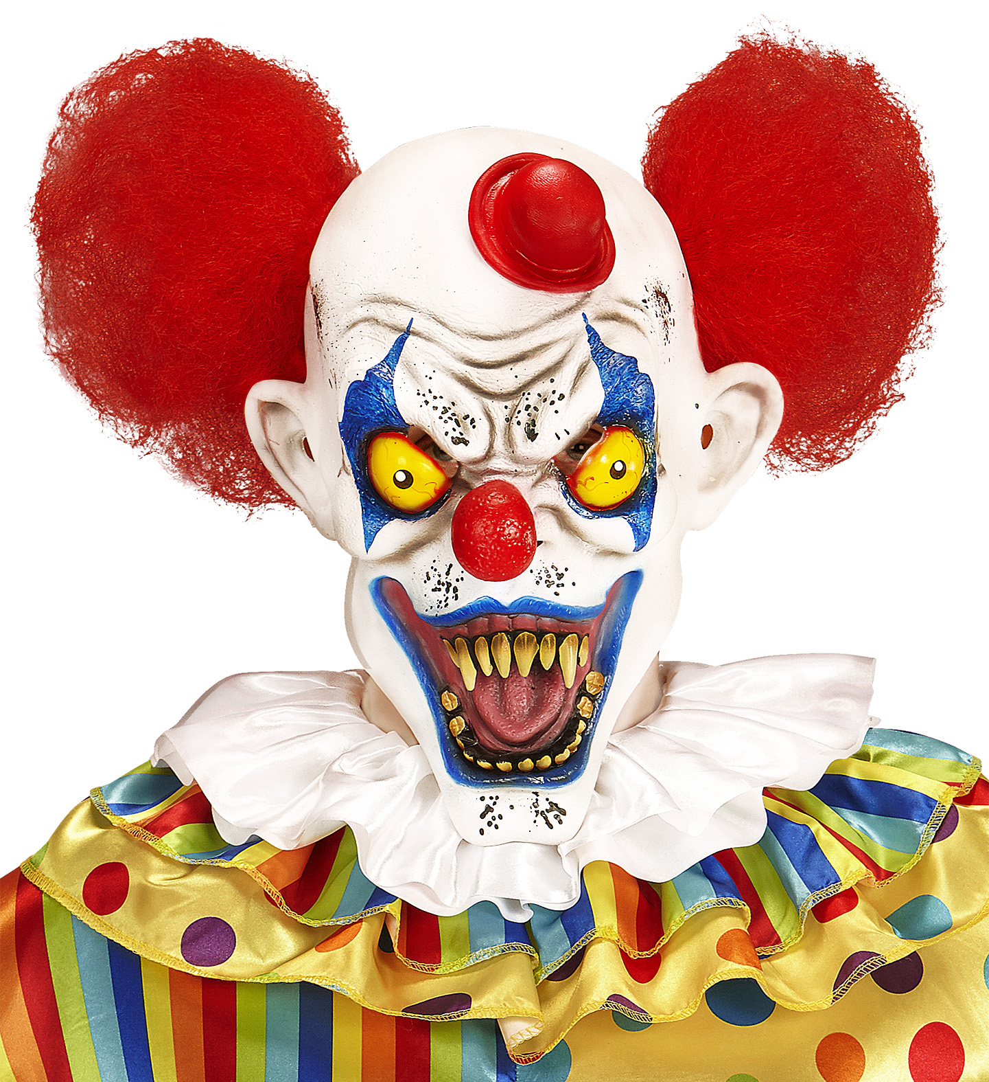 Masca killer clown cu peruca