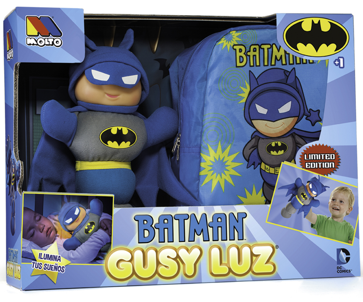 Molto Papusa Gusy Luz Batman + Rucsac