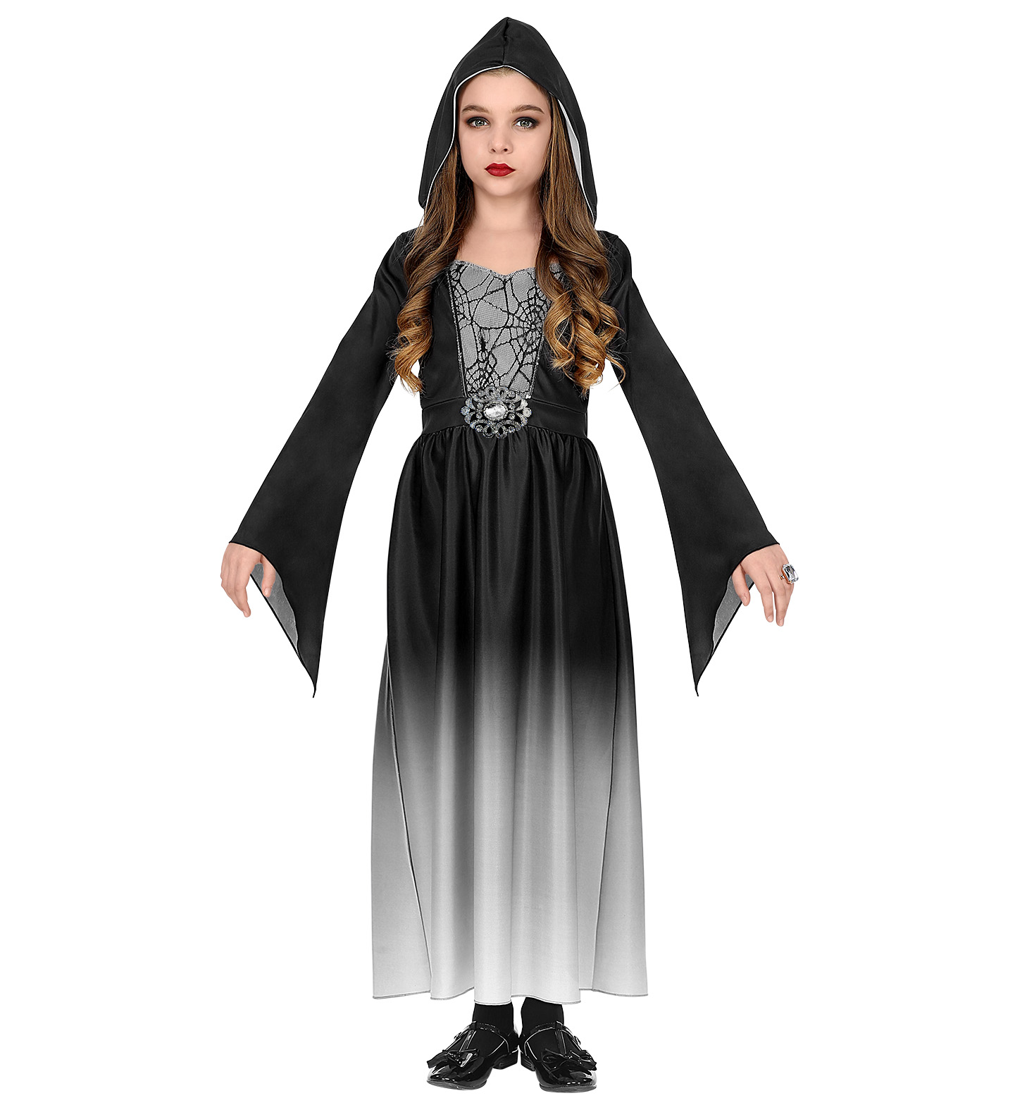 Costum rochie gothic grey - 8 - 10 ani / 140 cm