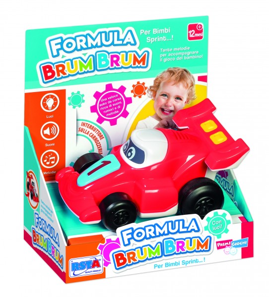 Masinuta formula 1 RS Toys cu muzica si lumini