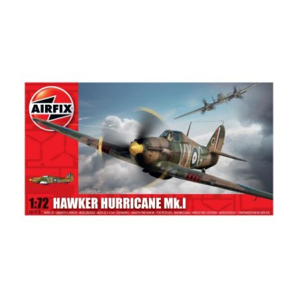 Kit Aeromodele Airfix 01010 Avion Hawker Hurricane Mk.i Scara 1:72