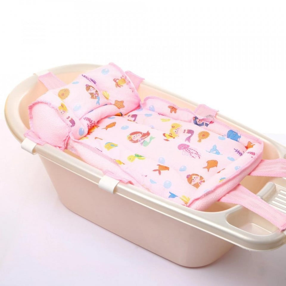 Hamac din spuma pentru cadita ocean baby (culoare: roz)