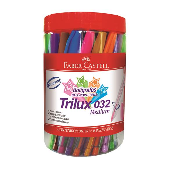 Pix Unica Folosinta Trilux 032m Borcan Plastic 48 Buc Div Culori Faber-castell