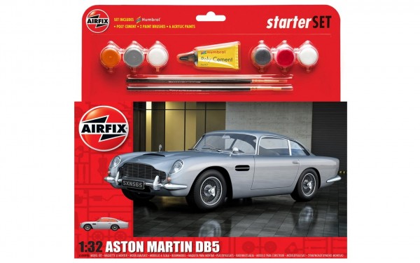 Kit Constructie Airfix Aston Martin Db5 Starter Set Scara 1:32
